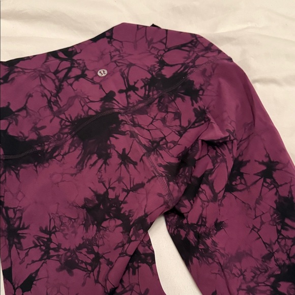 Lululemon Wunder Under High-Rise Leggings – Purple Tie Dye – Full Length - Picture 6 of 8